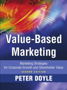 Value-Based Marketing: Strategies for Growth