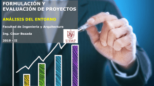 Formulaci&oacute;n y Evaluaci&oacute;n de Proyectos: An&aacute;lisis del Entorno