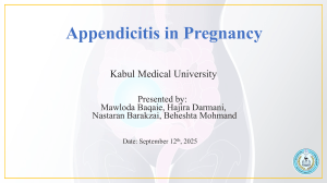 Appendicitis in Pregnancy: Symptoms, Diagnosis & Treatment