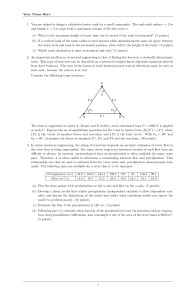 Engineering Problems: Water Tank Design, Truss Analysis, Flow Modeling