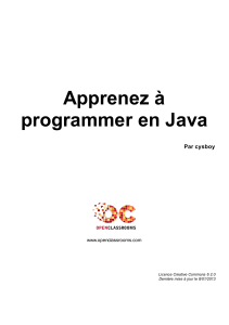Apprendre la programmation Java : Un manuel complet