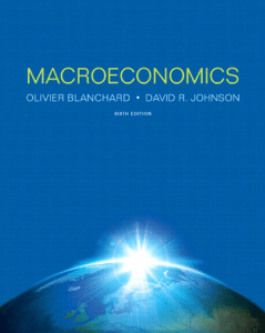 Macroeconomics Textbook by Blanchard & Johnson (6th Ed.)