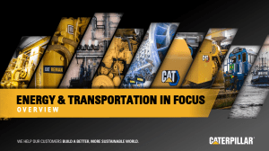 Caterpillar Energy & Transportation Overview | 2025