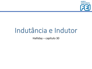 Indut&acirc;ncia e Indutor - Halliday Cap&iacute;tulo 30
