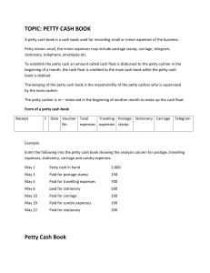 Petty Cash Book: Definition, Form, and Examples