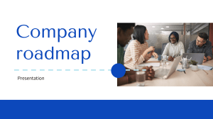 Company Roadmap Presentation Template