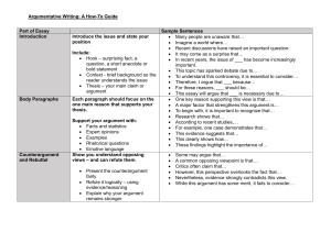 Argumentative Writing: A How-To Guide for Essay Structure & Techniques