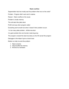 Stack Overflow & Segmentation Fault: Causes, Solutions, OS Protections