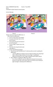 Multi-Cultural Communication Activity: Spotting Differences & Problems
