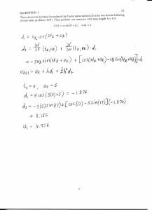 Numerical Methods Problems: Taylor, Euler, LU, Gauss-Seidel