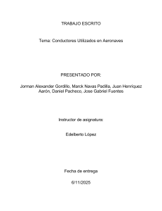 Conductores de Aeronaves: Materiales, Regulaciones, Mantenimiento