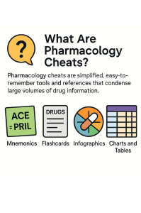 Pharmacology Cheats: Mnemonics, Flashcards & Study Aids
