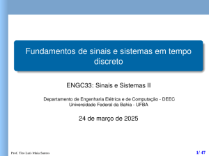 Fundamentos de se&ntilde;ales y sistemas en tiempo discreto