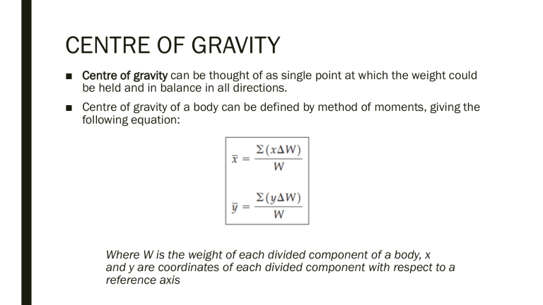 Centre of Gravity & Centroid: Engineering Mechanics Guide
