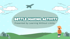 Glitter Bottle Making Activity Guide for Kids | Learning Without Limits