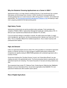 Agribusiness Careers 2026: High Salaries, Demand & Digital Growth