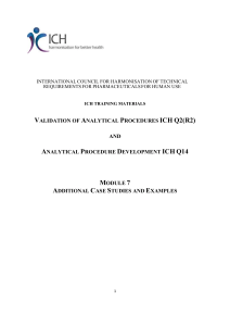 ICH Q2(R2) & Q14 Training: Analytical Procedure Validation
