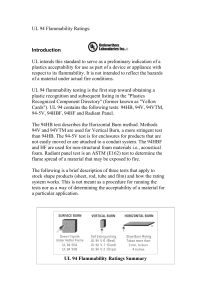 UL 94 Flammability Ratings: Tests, Classifications & Applications