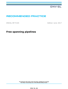 DNVGL-RP-F105: Free Spanning Pipelines Recommended Practice (2017)