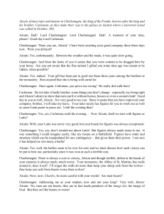 Alcuin & Charlemagne: Power, Faith, & Kingship Play Script