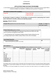 EDGE Programme Application Form - Distributed Power Generation