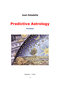 Predictive Astrology: Advanced Techniques by Juan Estadella (3rd Ed.)
