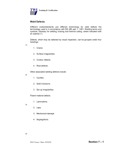 Weld Defects: Types, Causes, and Identification - TWI Training Guide