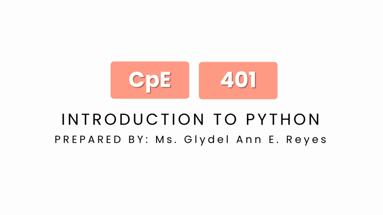 Introduction to Python Programming: Syntax, Terms, I/O, and Comments