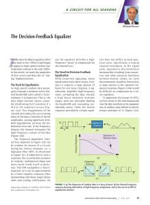 Decision-Feedback Equalizer: Design & Analysis