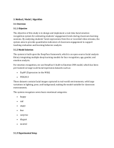 Real-time Facial Emotion Recognition for Student Engagement