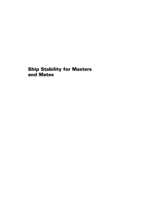 Ship Stability for Masters and Mates Textbook