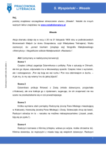 Wesele  streszczenie szczeg&oacute;łowe