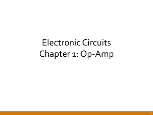 Electronic Circuits: Op-Amp Fundamentals, Applications & Analysis