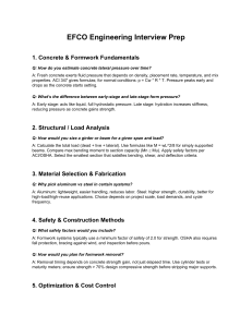 EFCO Engineering Interview Prep: Concrete, Formwork, Structural Analysis