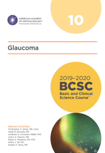 Glaucoma: BCSC Basic & Clinical Science Course 2019-2020