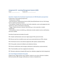 LMS Functional Requirements (Student Perspective)