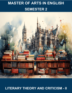 Saussure's Linguistic Sign: Literary Theory & Criticism