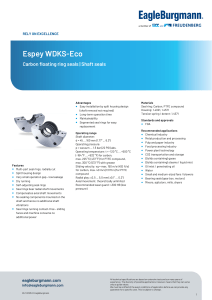 Espey WDKS-Eco Carbon Floating Ring Seals | EagleBurgmann Shaft Seals