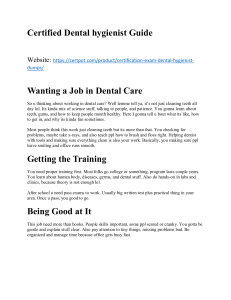 Dental Hygienist Career Guide: Training, Skills, and Certification