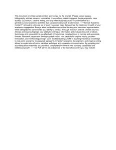 Sample Academic Content: Guide to Study Resources & Scholarly Work