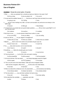 BP B1+ Use-of-English