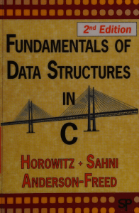 Fundamentals of Data Structures in C - Textbook