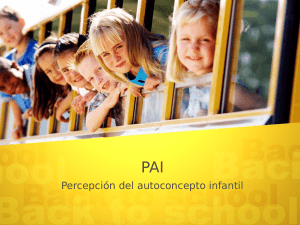 PAI: Percepci&oacute;n del autoconcepto infantil