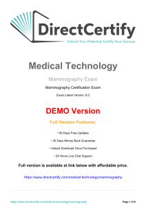 Mammography Exam Prep: Questions & Explanations