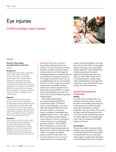 Eye Injuries: Understanding Ocular Trauma for Clinicians