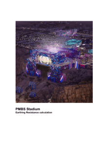 PMBS Stadium Earthing Resistance Calculation | BS 7430 Standard