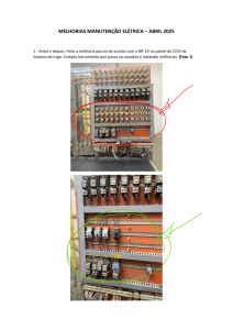 Melhorias Manuten&ccedil;&atilde;o El&eacute;trica CCM NR-10 &ndash; Abril 2025