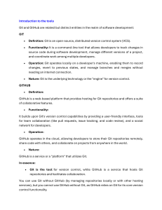 Git, GitHub & Web Development: Front-End, Back-End & Databases Intro