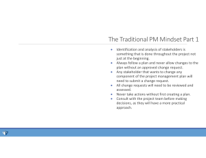 Traditional vs. Agile PM Mindset: Key Principles & Practices