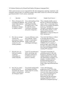 Mutual Fund Analyst Interview Questions (Portuguese Language)